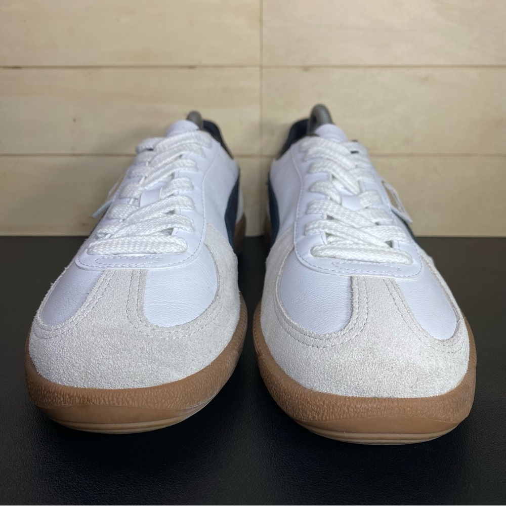 Puma Palermo Leather Sneakers Men's Size 9 Shoes White Vapor Gray Gum - Picture 5 of 11
